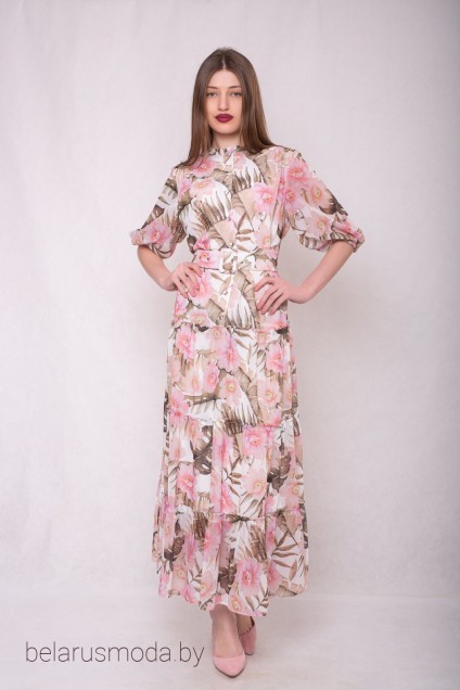 Платье АСВ, модель 1259-1 цветочный принт
