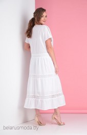 Платье 9750 белый Amori