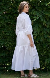 Платье 8011-23 белый ANDINA CITY