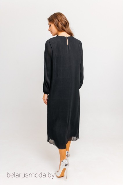 Платье 132-2 чёрный-1 AmberA