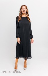 Платье 132-2 чёрный-1 AmberA