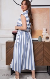 Платье Anastasia, модель 826 бело-синий