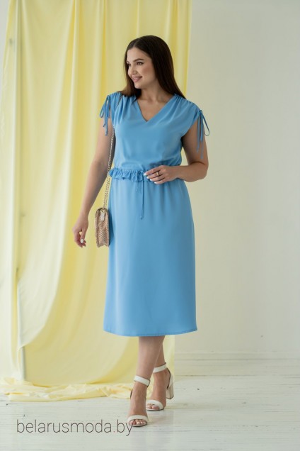 Платье Angelinа, модель 665 голубой