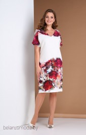*Платье  Andrea Style, модель 0396 белый