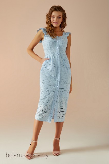 Платье   Andrea Fashion, модель 015 голубой