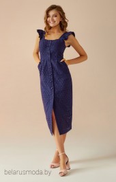 Платье   Andrea Fashion, модель 015 синий