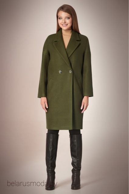 Пальто Andrea Fashion, модель 057 хаки