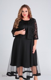 Комплект с платьем Andrea Style, модель 00238 черный