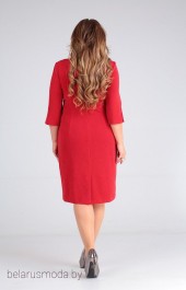 Платье Andrea Style, модель 00241 красный