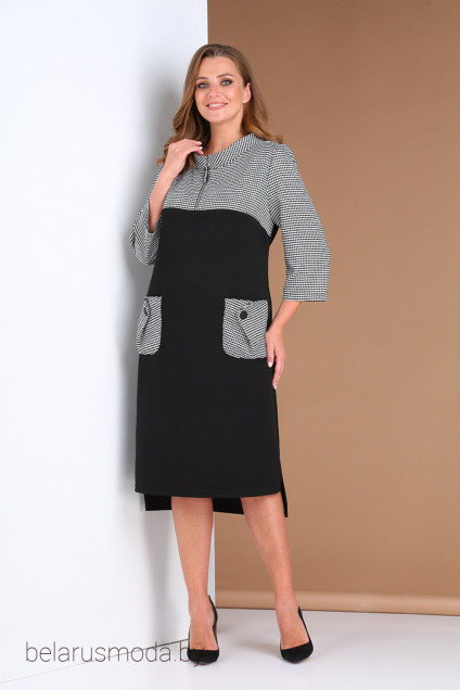 Платье Andrea Style, модель 0407 черный