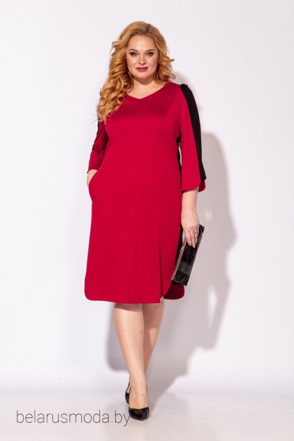 Платье Andrea Style, модель 0428 красный