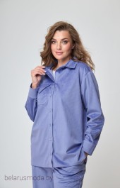 Рубашка 1240-1 голубой Anelli