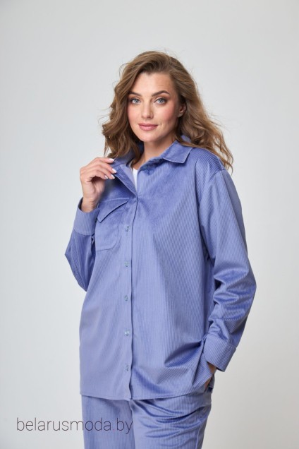 Рубашка 1240-1 голубой Anelli