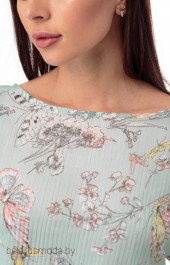 Платье Anelli, модель 507 мятный+бабочки