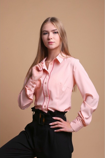 Рубашка AnnLine, модель 120-19 персик