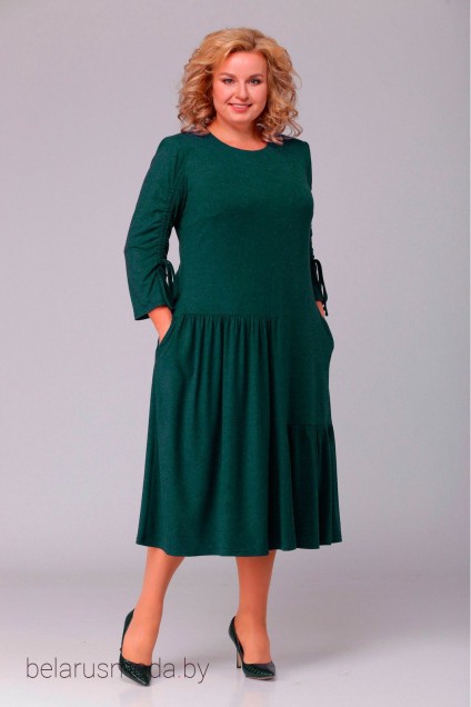 Платье Асолия, модель 2439 зеленый