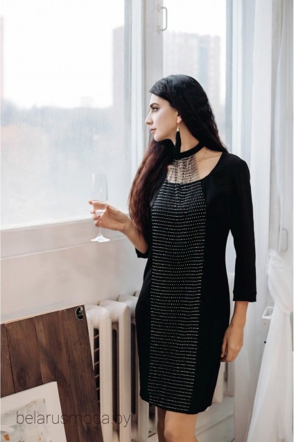 Платье Багряница, модель 2176 черный
