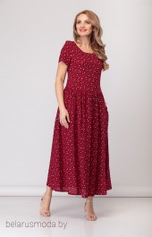 Платье Багряница, модель 3001 красный