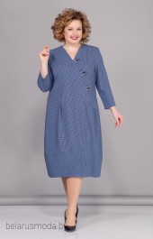 Платье Багряница, модель 3030 голубой