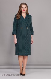Платье Багряница, модель 5002 зеленый