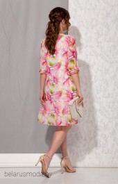 Платье Beautiful&Free, модель 2114 розовая лилия