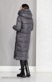 Пальто Beautiful&Free, модель 4005 серый