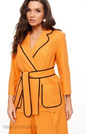 Костюм с шортами Beautiful&Free, модель 6023 ярко-оранжевый