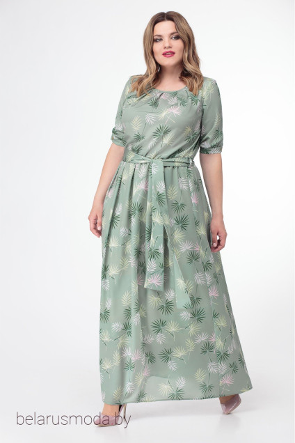 Платье БелЭкспози, модель 1191 оливковый