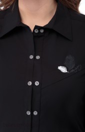 Блузка БелЭкспози, модель 1313 черный