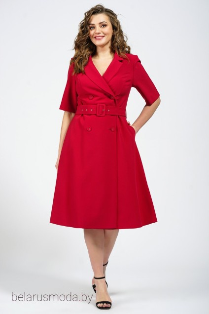 Платье Белтрикотаж, модель 4348 красный