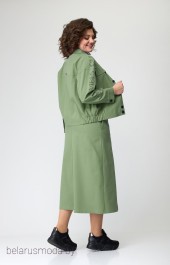 *Костюм с юбкой Bonna Image, модель 773 зеленый