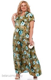 Платье 5009-2 оливковый Celentano