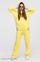 Спортивный костюм DOMNA, модель 16071 светло-желтый