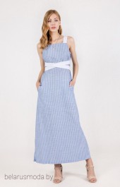Платье Daloria, модель 5016 синий + белый