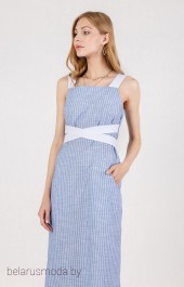 Платье Daloria, модель 5016 синий + белый
