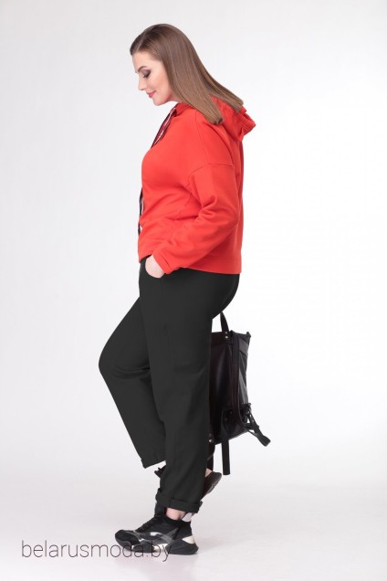 Спортивный костюм Deluiz N, модель 897 красный+черный
