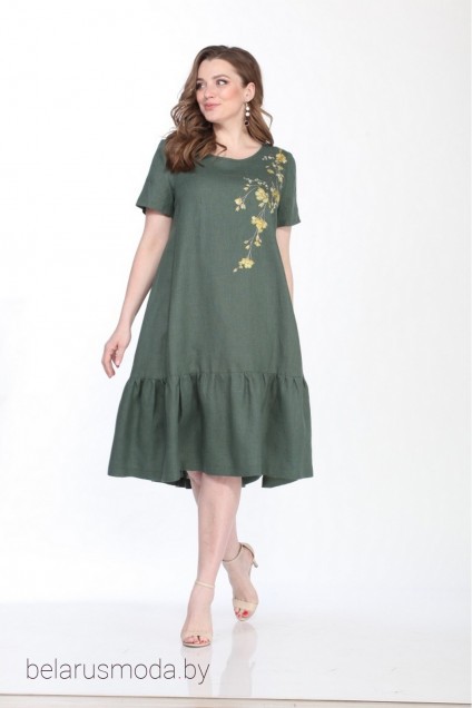 Платье Djerza, модель 1293 зеленый