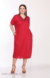 Платье Djerza, модель 1298 красный