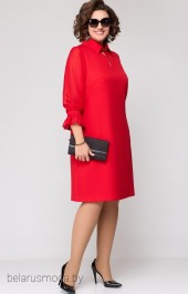 Платье 7185 красный EVA GRANT
