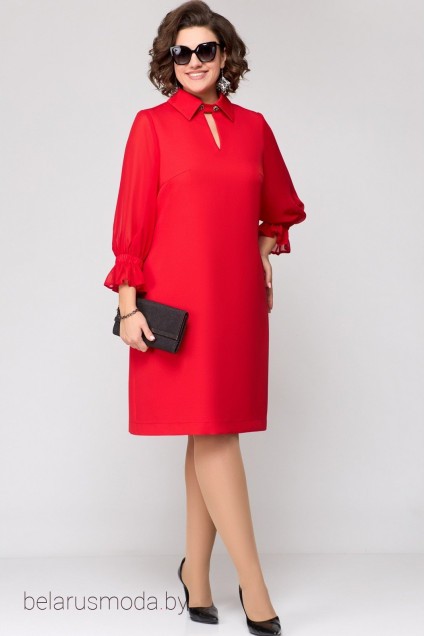 *Платье EVA GRANT, модель 7185 красный