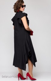 Платье 7297 черный + крылышко EVA GRANT