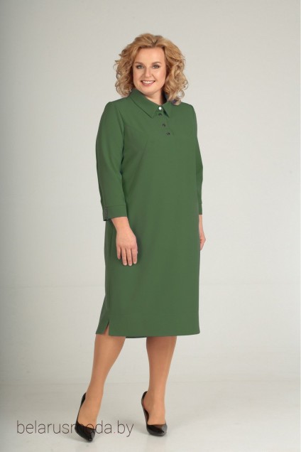 Платье Elga, модель 01-632 зелень