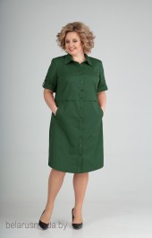 Платье Elga, модель 01-641-1 зелень