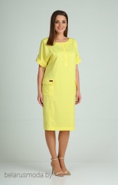 Платье Elga, модель 01-708 желтый