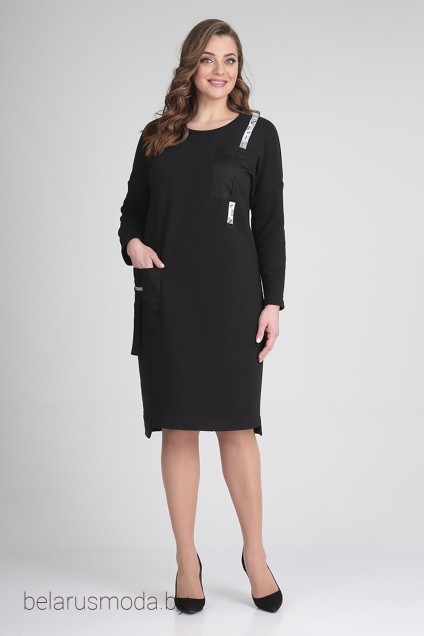 Платье Elga, модель 01-731  черный
