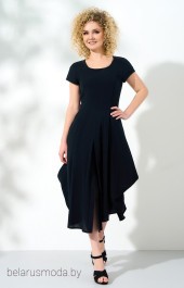 Платье 452 черный Euro Moda