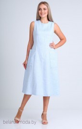 Платье FloVia, модель 4008 голубое