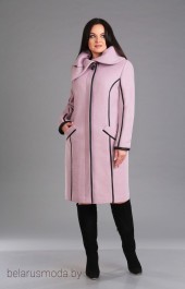 Пальто FOXY FOX, модель 037 грязно-розовый