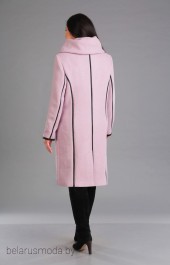 Пальто FOXY FOX, модель 037 грязно-розовый