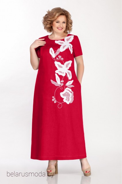 Платье GALEREJA , модель 610 красный